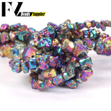 4/6/8/10mm Citrine Stone Beads Multicolor
