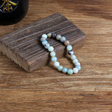 4/6/8/10mm Multicolor Amazonite Beads Bracelet - Healing Yoga Charm Bangle