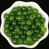 Green Cracked Natural Stone Loose Spacer Beads 15in
