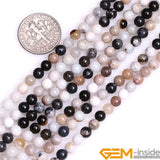 Natural Parral Dendritic Agates Beads 15 Inch