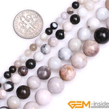 Natural Parral Dendritic Agates Beads 15 Inch