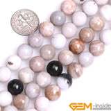 Natural Parral Dendritic Agates Beads 15 Inch