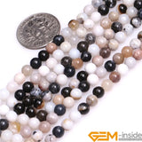 Natural Parral Dendritic Agates Beads 15 Inch