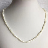 Pearl Choker Necklace Minimalist Clavicle Chain
