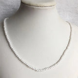 Pearl Choker Necklace Minimalist Clavicle Chain