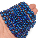 Skull Head Hematite Stone Spacers Beads for DIY Jewelry Making