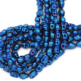 Skull Head Hematite Stone Spacers Beads for DIY Jewelry Making