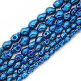Skull Head Hematite Stone Spacers Beads for DIY Jewelry Making