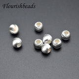 925 Silver Round Spacer Beads DIY Jewelry Findings