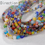 4/6/8mm Thousand Flower Glass Round Beads Loose Beads