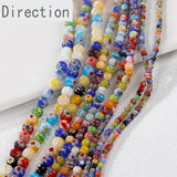 4/6/8mm Thousand Flower Glass Round Beads Loose Beads