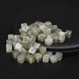 4/6/8mm Cube Stone Beads Jaspers Square Quartz Turquoises Loose Beads Charms