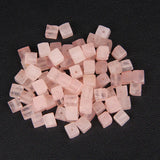 4/6/8mm Cube Stone Beads Jaspers Square Quartz Turquoises Loose Beads Charms