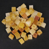 4/6/8mm Cube Stone Beads Jaspers Square Quartz Turquoises Loose Beads Charms