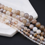 Natural Stone Agates Beads Round Loose Spacer Bead for Jewelry Making