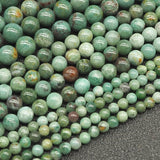 Natural African Jades Stone Beads DIY Jewelry 15'' Strand
