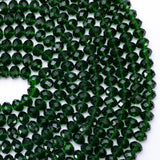 8mm Faceted Crystal Rondelle Beads for Jewelry Making DIY