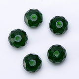 8mm Faceted Crystal Rondelle Beads for Jewelry Making DIY