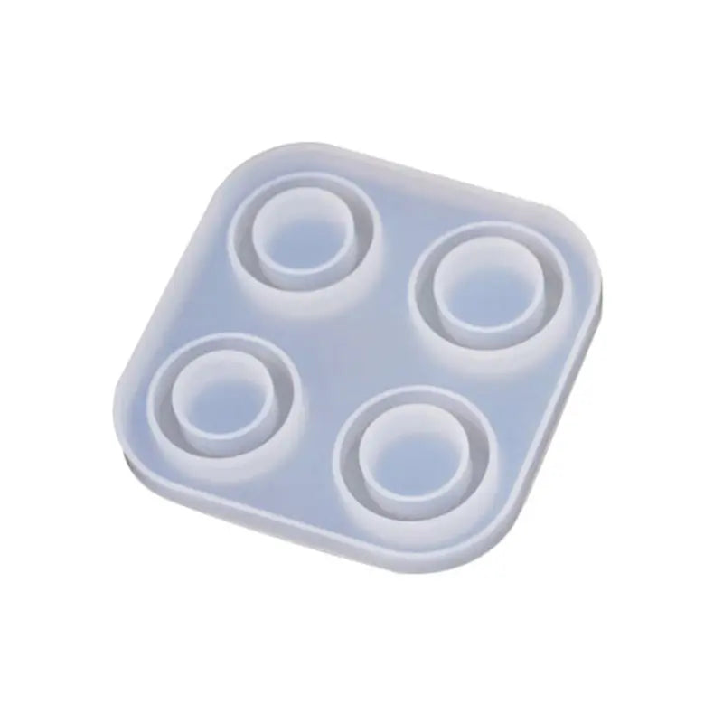 4/6 Grid Rings Shape Silicone Epoxy Mold UV Resin Moulds Pendant Tools Jewelry