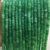 6MM Green Disc Heishi Stone Beads for DIY Jewelry Making