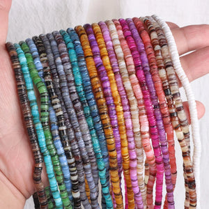 4-6MM Natural Heishi Pearl Beads - Shell Beads For Jewelry Making