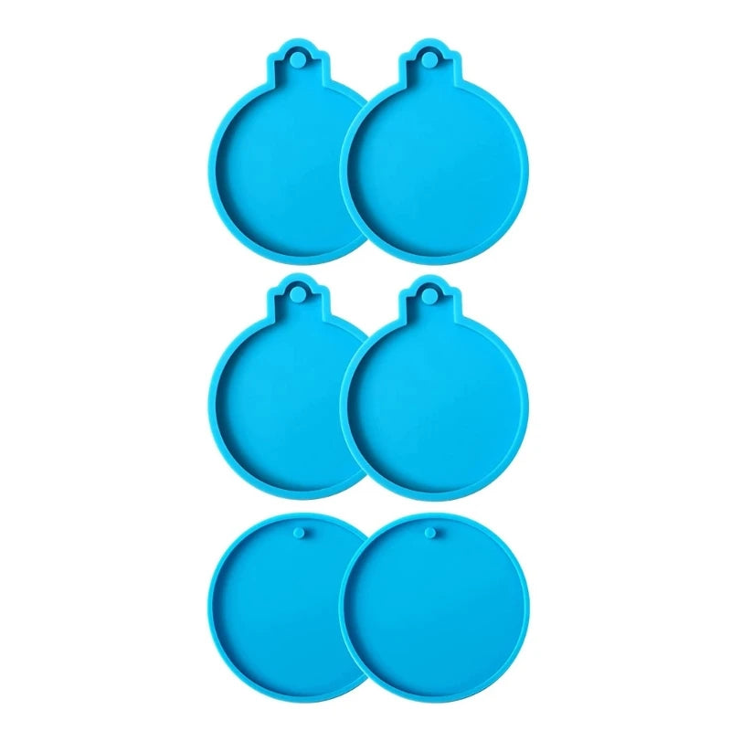 Christmas Ball Pendant UV Resin Molds DIY Crafts Jewelry Decorations