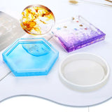Crystal Epoxy Resin Mold Coaster Casting Silicone DIY Mould