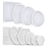 Crystal Epoxy Resin Mold Coaster Casting Silicone DIY Mould