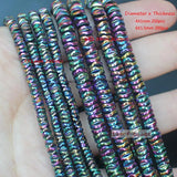 Natural Hematite Wavy Disc Shape Spacer Beads 250/200pcs