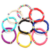 Polymer Clay Beads Mix Vinyl Disc for DIY Jewelry Making