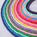 Polymer Clay Beads Mix Vinyl Disc for DIY Jewelry Making