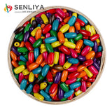 Wood Round Beads Wooden Spacer Beading Jewelry Making Bracelets
