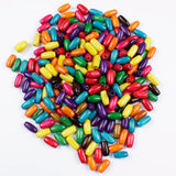 Wood Round Beads Wooden oval Spacer for Jewelry Making
