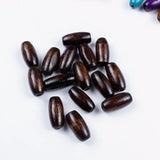 Wood Round Beads Wooden oval Spacer for Jewelry Making