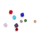 Czech Glass Bead Clasps Set Charm Rondelle Faceted DIY Jewelry Making