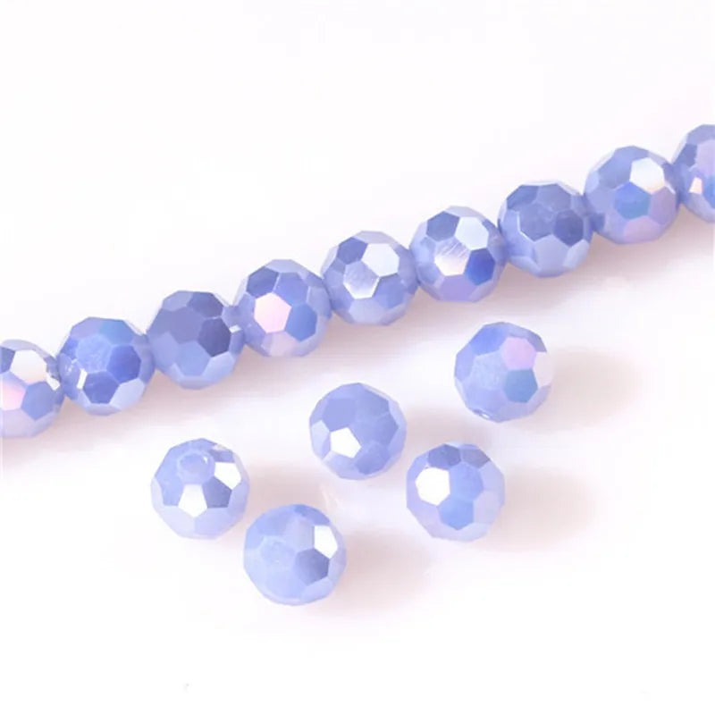 Czech Spacer Glass Beads for Jewelry Making Diy, Faceted Crystal Beads