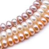 4-6mm Pink Freshwater Pearl Spacer Beads for Jewelry Making 15''