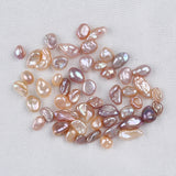 Natural Pink Purple Freshwater Keshi Pearl Beads 4-6mm