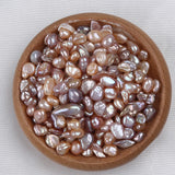Natural Pink Purple Freshwater Keshi Pearl Beads 4-6mm