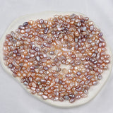 Natural Pink Purple Freshwater Keshi Pearl Beads 4-6mm