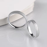 4/6mm Tungsten Wedding Bands Ring, Couple Ring, Pull Sand Ring