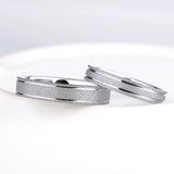4/6mm Tungsten Wedding Bands Ring, Couple Ring, Pull Sand Ring