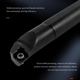 4/7/8/10/12mm SCLCR Lathe Boring Bar Tool Holder+10pcs CCMT 0602 Inserts