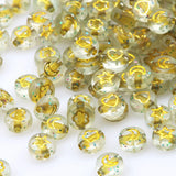 4*7mm High Star Moon Acrylic Beads Charm DIY Bracelet Necklace Jewelry