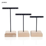 Iron Earrings Holder Jewelry Stand Organiser Storage Shelf T-shape Display Rack