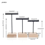 Iron Earrings Holder Jewelry Stand Organiser Storage Shelf T-shape Display Rack