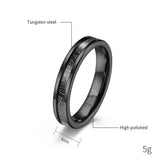 4-8mm Tungsten Carbide Wedding Band Engagement Ring