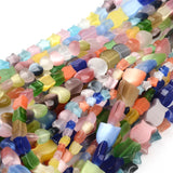 Opal Stone Beads for Jewelry Making, Fish/Heart/Pentagram/Cat Eye Shapes, 4-8mm