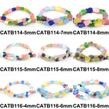 Opal Stone Beads for Jewelry Making, Fish/Heart/Pentagram/Cat Eye Shapes, 4-8mm