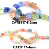 Opal Stone Beads for Jewelry Making, Fish/Heart/Pentagram/Cat Eye Shapes, 4-8mm